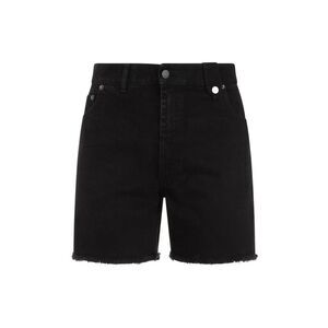 EGONLAB Men's Denim Shorts with Raw Hem Men BLACK Pants